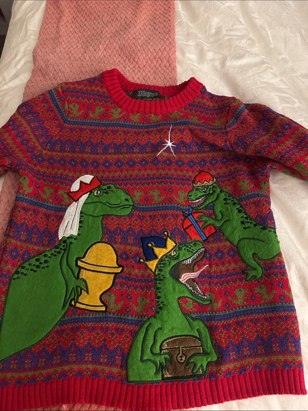 Ugly Dino xmas Sweater
